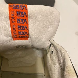 Men Taka Hayashi vans size 10 black and orange in great condition